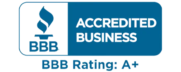 BBB Accredited Business, A+ rating