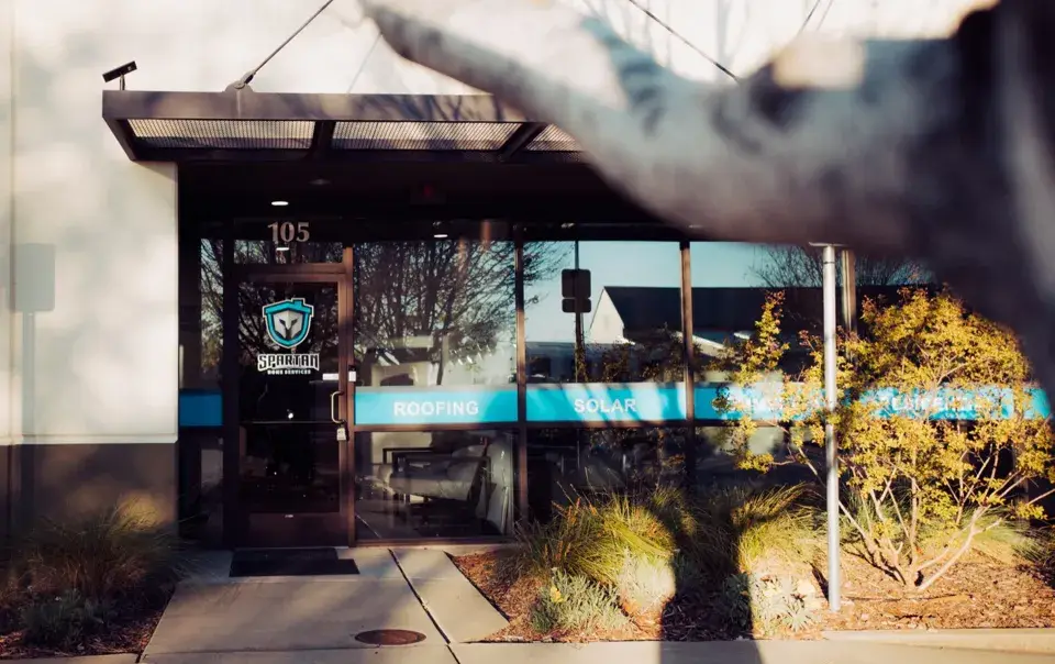 Entrance to a Spartan Home Services office