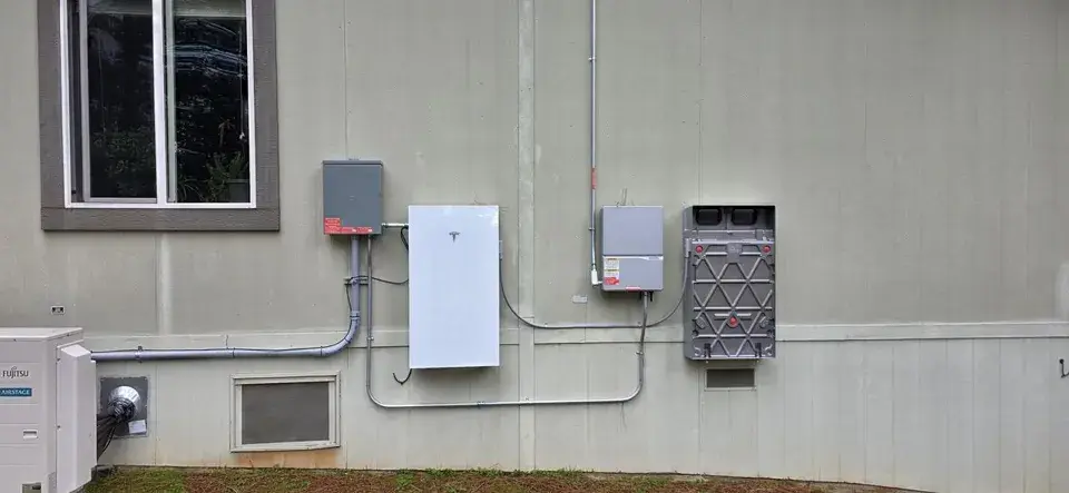 Tesla Powerwall install in progress